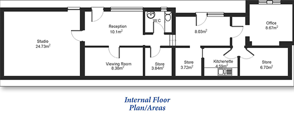 Lot: 73 - VACANT COMMERCIAL SPACE WITH PARKING IN TOWN CENTRE - Floor Plan